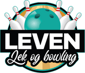 Leven lek og bowling logo